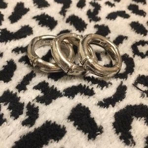 John Hardy bamboo rings (size 5.5)